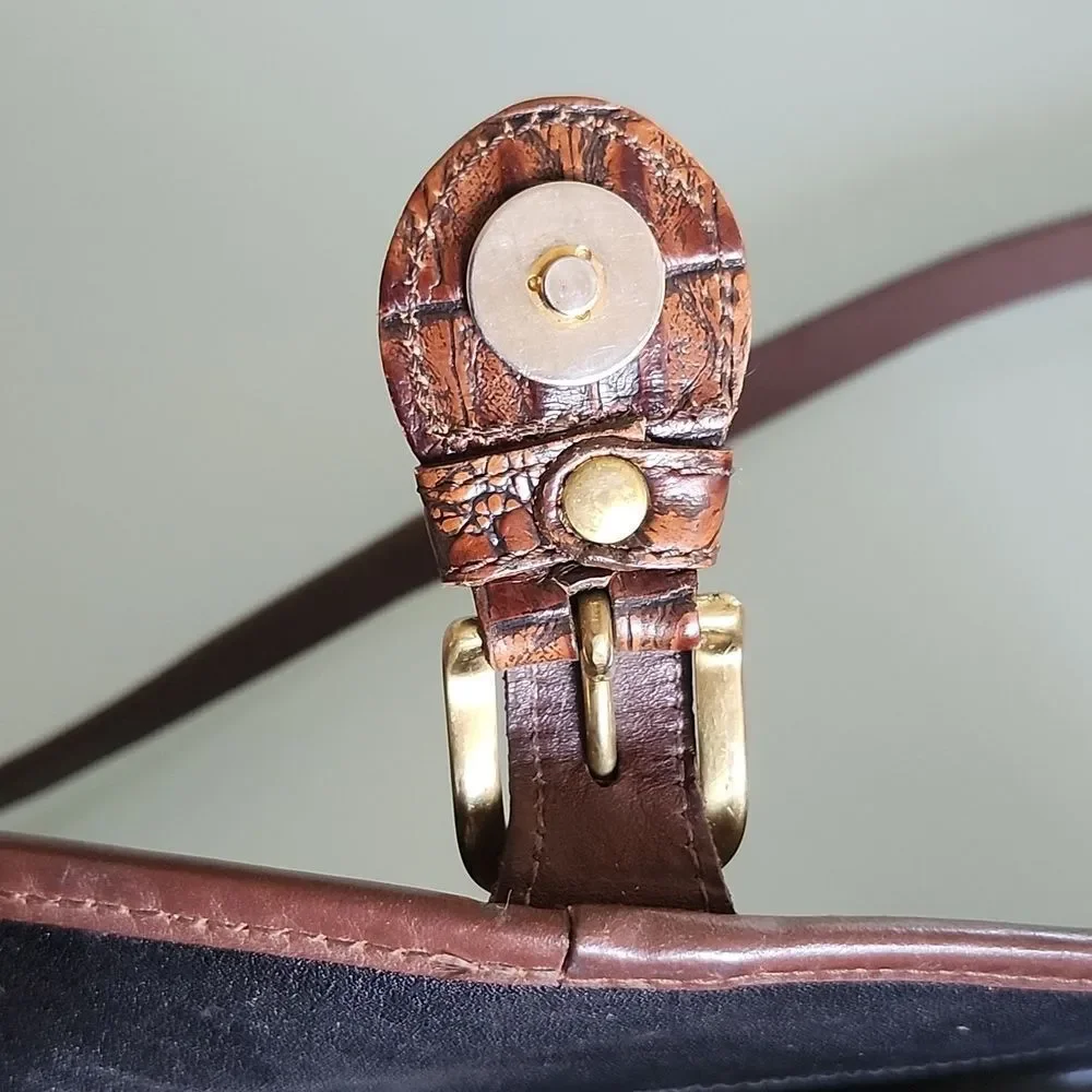 Brahmin Tuscany Vintage Americana Y2K Leather Bag In Excellent Condition